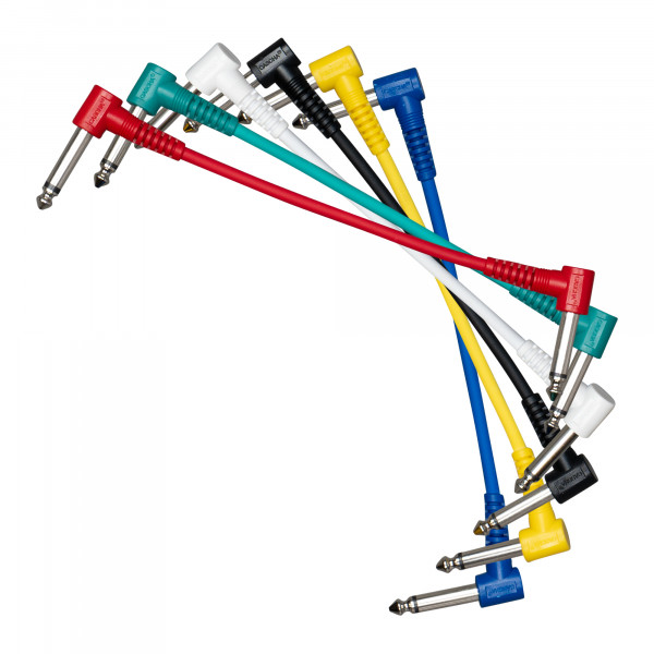 Cascha Standard Line Patch Cable Set (6 pcs), 15 cm