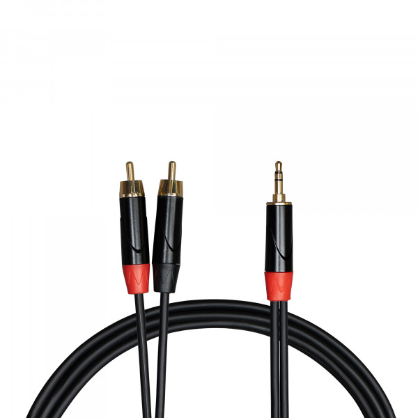 Cascha Advanced Line Audio Cable Cinch (2M) to Mini Jack (1ST), 5m