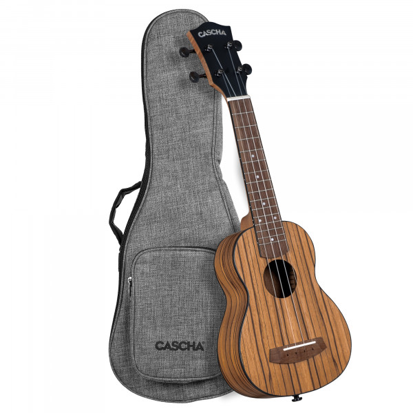 Sopran Ukulele Zebra Wood